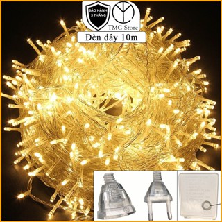 Đèn dây trang trí noel, dây đèn led 10 mét có 8 chế độ nháy - TMC Store