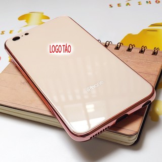 Ốp lưng iPhone 6 Plus - 6S Plus lưng kính - viền nhựa dẻo chống sốc