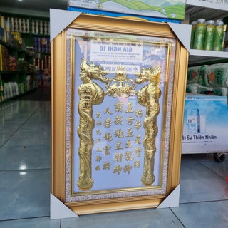 [Hàng Đẹp] Bài Vị Thần Tài Dát Vàng 24k Kích Thuớc 30×40 Giá Rẻ Nhất Đặt Bàn Thờ Thần Tài
