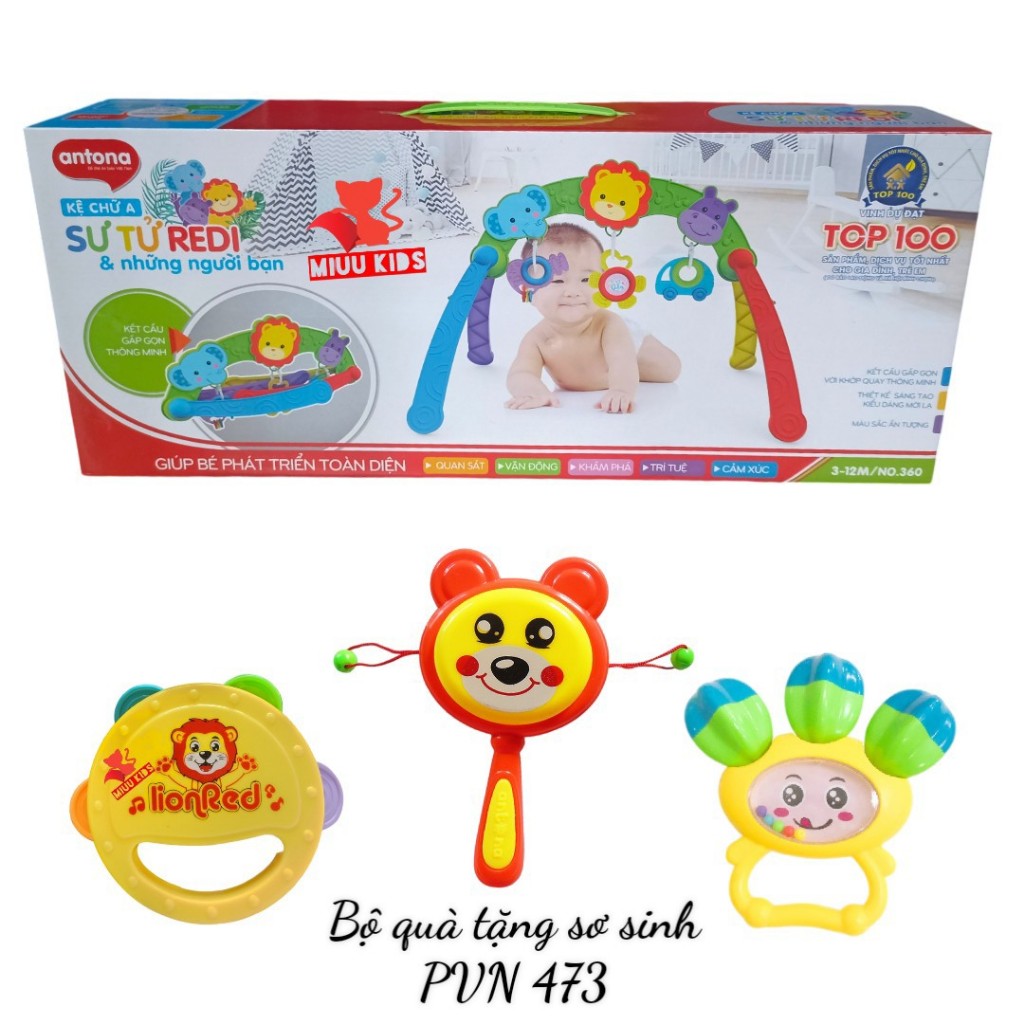 Set Quà Tặng Đầy Tháng Full Moon Cao Cấp Dành Cho Bé Sơ Sinh Bằng Nhựa Cao Cấp Hàng Việt Nam