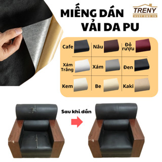 Miếng dán vải da PU - miếng dán Sofa, dán được lên nhiều bề mặt khác nhau, đa dạng màu sắc