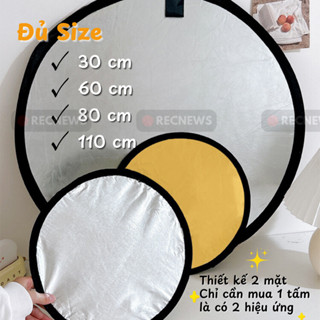  Tấm hắt sáng phản quang chụp ảnh 2 trong 1  2in1  - Túi coton cao cấp 