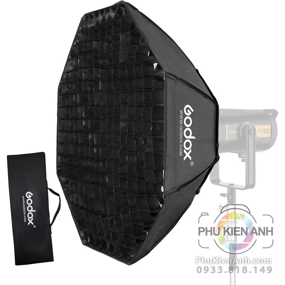 Softbox godox dạng dù, bowen 95cm, 120cm, 60x90cm