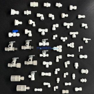 Co cút nối nhanh phi 6mm Phi 10mm dùng trong máy lọc nước RO