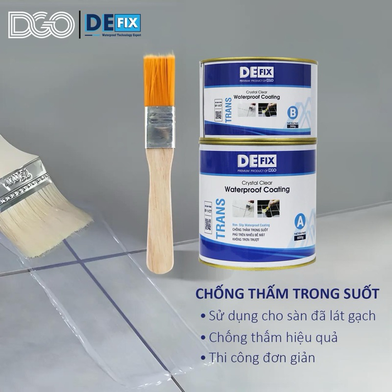 Chống thấm trong suốt, Epoxy trong suốt #900g
