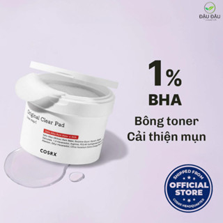 Hộp 90 miếng Toner pad tẩy da chết Cosrx One Step Original Clear Pad Nobox