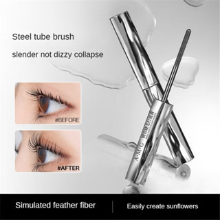 A•M•G Mascara uốn cong tự nhiên không gây bết dính Beauty Makeup Demand Mascara chống mồ hôi Gentle Steel Tube Design