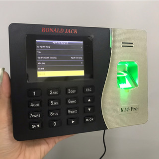 [ Nowship] Máy chấm công vân tay Ronald Jack K14-Pro