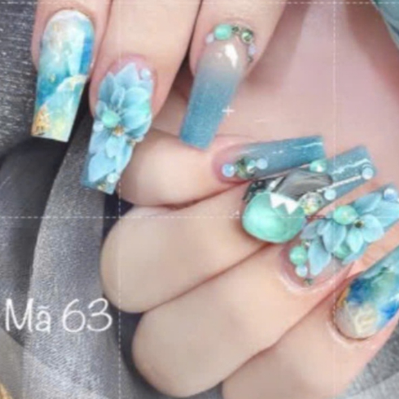Bột mỹ đắp móng mã 63 hũ 30gam, 10gam