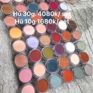 Bột mỹ đắp móng mã 63 hũ 30gam, 10gam