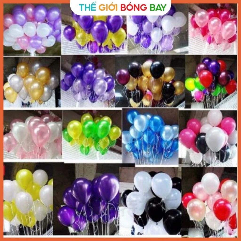 50 Bong bóng nhũ Thái Lan 32cm