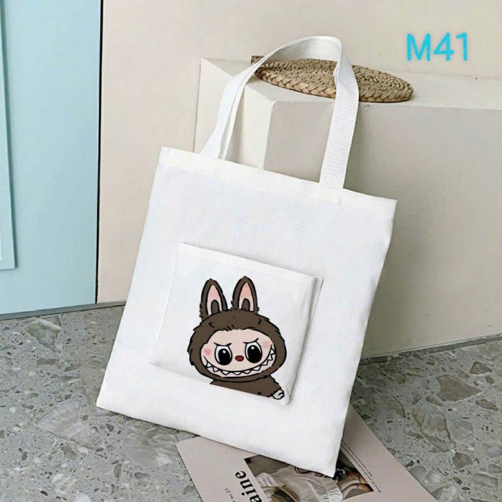 Túi tote nữ vải canvas có ngăn kéo. túi nữ đeo vai đi học đi chơi thời trang Hàn Quốc đựng vừa khổ A