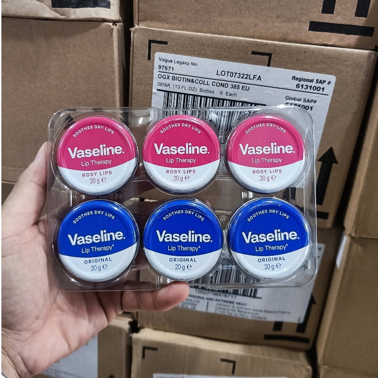 Dưỡng Môi Vaseline Lip Therapy (Hộp Thiếc 20g), Dưỡng môi Vaseline Hộp thiếc có màu Lip Therapy 20g 