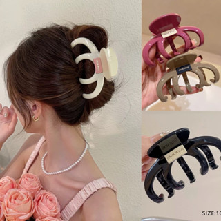 Kẹp tóc nhựa cỡ lớn đính chữ nhiều màu thời trang Hàn quốc cho Nữ K17