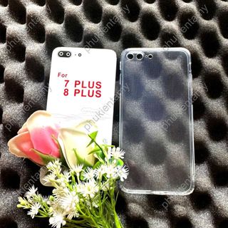 Ốp Lưng iPhone 7 Plus / 8 Plus Dẻo Trong Sò Tốt Loại Lâu Ố Vàng Chống Trơn Có Bảo Vệ Chân Sạc