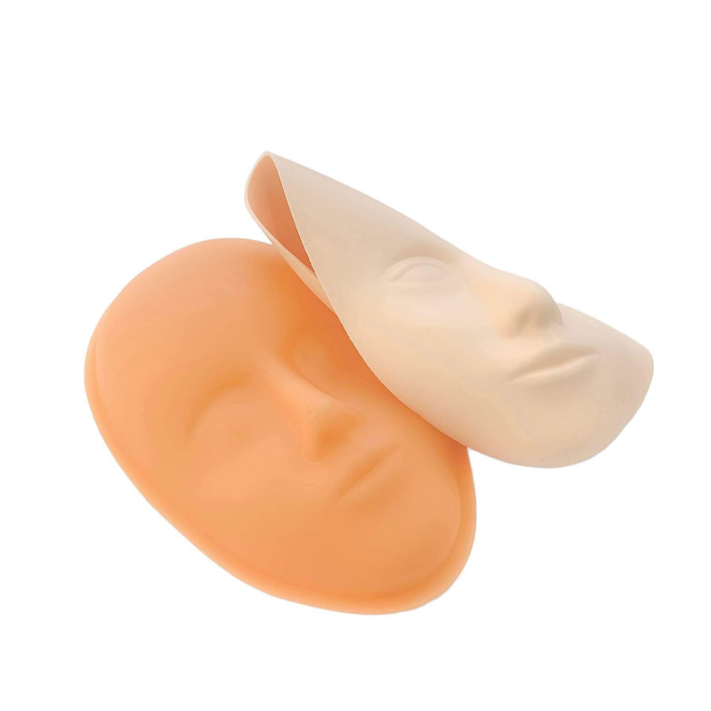 Da giả có khuôn mặt 5D và mặt nạ 5D nhựa cứng cung cấp Elly Đặng dụng cụ phun xăm