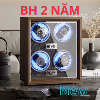 Hộp đựng đồng hồ cơ tự động cho 4 đồng hồ tủ đứng mẫu mới 2024