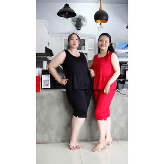 TPS181(M-6XL) Bộ Lửng Sát Nách Tầng Thun Lụa TuyenPhan Big size