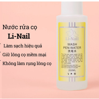 Nước rửa cọ Li - Nail chai 200ml