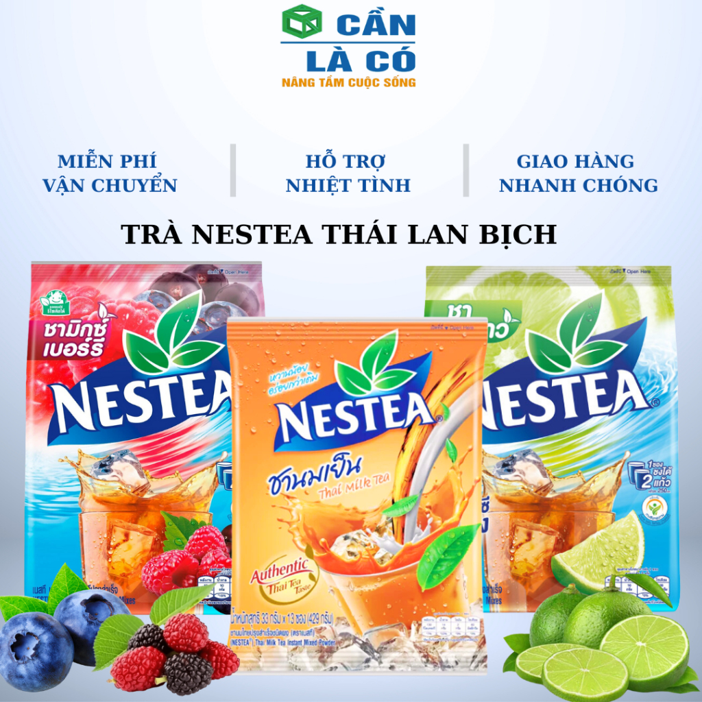 Trà Sữa, Trà Chanh, Trà Trái Cây Nestea Thái Lan - Thơm Ngon
