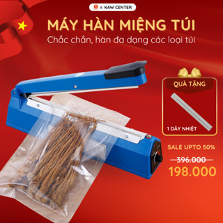 Máy Hàn Miệng Túi Dập Tay PFS 200 300 400, Hàn Nhiệt Nhanh, Dùng Được Nhiều Loại Túi, Bảo Quản Thực Phẩm