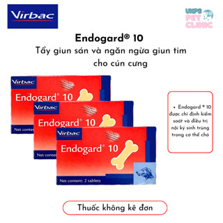 Endogard 10 - Tẩy Giun Sán và Ngăn Ngừa Giun Tim Cho Chó