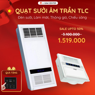 Quạt Sưởi Âm Trần KAW Sưởi Ấm, Thông Gió, Quạt Mát, Hút Ẩm, Chiếu Sáng Hàng Chính Hãng