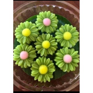 (Nhiều mẫu mới) Set 5 khuôn silicon 5cm làm thạch rau câu, pudding trà sữa, bánh da lợn Thái Lan hot.