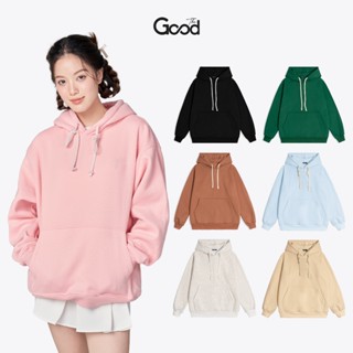 Áo Hoodie Trơn THE GOOD Áo Hoodie Nỉ Bông Unisex Form Rộng Basic 