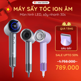 Máy Sấy Tóc Tạo Kiểu KAW 350J Công Nghệ Ion Âm 2 Chiều Nóng Lạnh, Công Suất 1600W, Màn Hình LED Hiển Thị