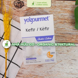 NGUYÊN HỘP 6 GÓI - Bột men làm sữa chua Kefir -  Nhà hữu cơ