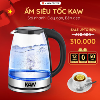 Ấm Đun Nước Siêu Tốc KAW Dung Tích 2L, Đun Siêu Tốc, Nấu Nước Nhanh, Tự Ngắt Điện Khi Nước Sôi