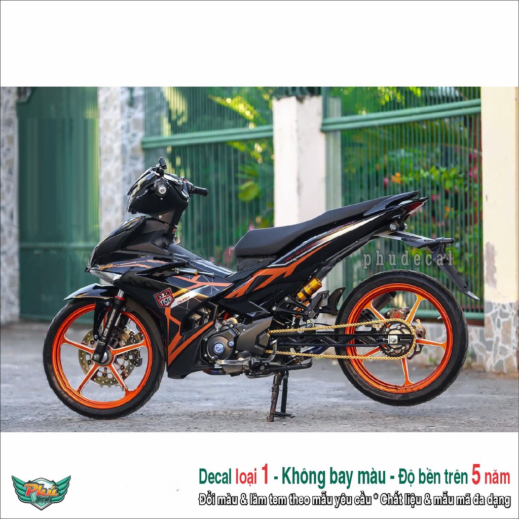 Tem rời Ex 150 cam đen (3)
