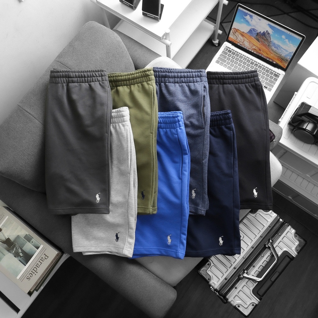  Quần Short Nam Lưng Thun Da Cá Cotton   Quần Thun Nam Bigsize 100kg - 3bros 