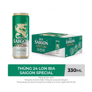  thùng 24 lon bia Sài Gòn Special 330ml 