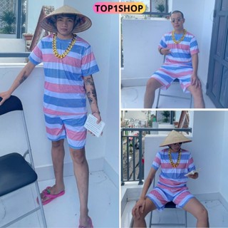 Sét bộ quần áo nam nữ phông bạt kẻ họa tiết karo ,đồ thể thao unisex mặc nhà tập gym đi chơi chất thun lạnh thoáng K0