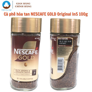 Cà phê hòa tan NESCAFE GOLD Original In5 nhập khẩu Hàn Quốc