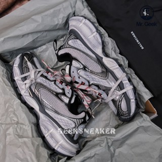[GeekSneaker] Giày Sneaker cổ thấp Balenciaga 3XL Off White Men's - Metallic Sliver Black