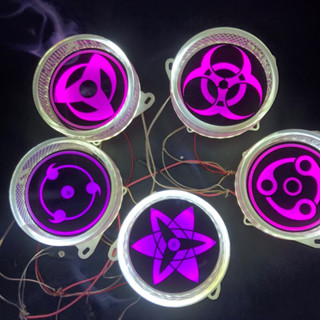 vòng led 3d kèm đèn sharingan gắn xe điện xe máy