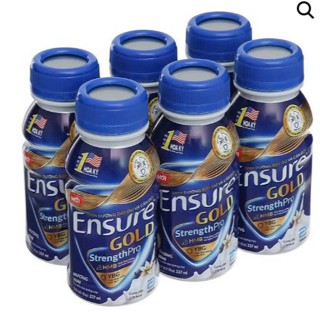  Combo 6 chai Sữa nước Ensure Gold StrengthPro 237ml 
