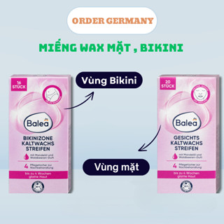 Miếng dán tẩy lông Balea dùng cho cơ thể /vùng kín /tay chân / Ria mép, Wax ria mép Balea-Hàng Đức