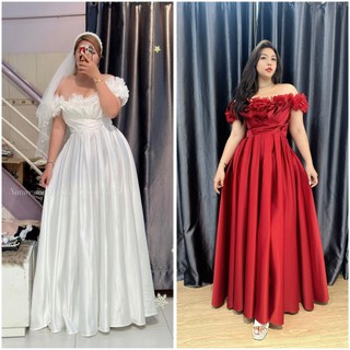 [Bigsize Thiên Nhiên] ĐẦM MAXI XẾP NGỰC KẾT HOA MARRY