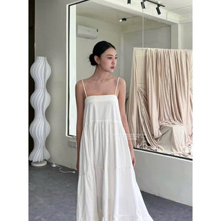 𝐂𝐚𝐥𝐢𝐬𝐭𝐚 𝐃𝐫𝐞𝐬𝐬 - Đầm Midi Thô Hàn Dáng Dài Tầng ( ảnh chính chủ )