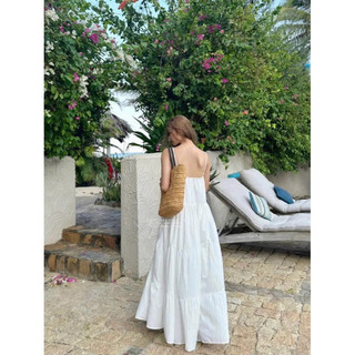 𝐂𝐚𝐥𝐢𝐬𝐭𝐚 𝐃𝐫𝐞𝐬𝐬 - Đầm Midi Thô Hàn Dáng Dài Tầng ( ảnh chính chủ )