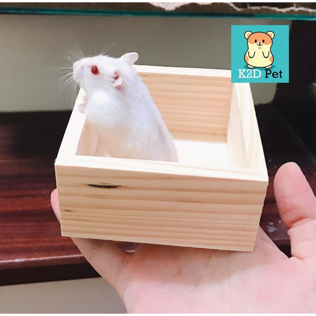 T15 Bồn tắm gỗ cho hamster