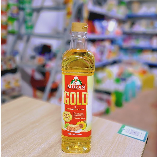 [Chai 1 Lít] Dầu ăn thực vật Meizan Gold