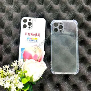 Ốp Lưng iPhone 12 Pro Dẻo Trong Suốt Chống Sốc Có Gù Bảo Vệ 4 Gốc