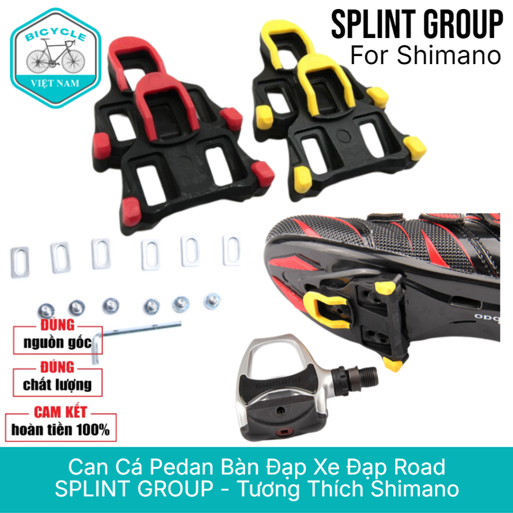 Can Cá Pedan Bàn Đạp Xe Đạp Road SPLINT GROUP – Tương Thích Pedal Shimano Road, Giá Rẻ