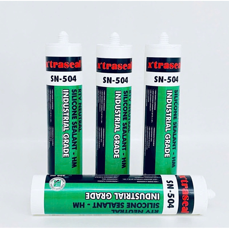 [1 chai]Keo silicone trung tính X'traseal RTV SN-504 dán đa năng không rạn nứt. Nhập khẩu Malaysia