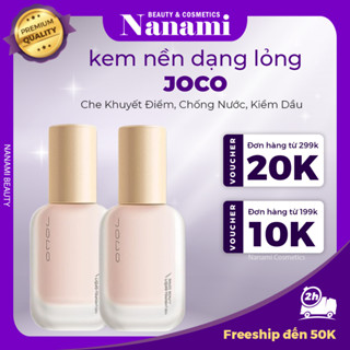Kem Nền Dạng Lỏng JOCO - Kem Nền JOCO Dạng Lỏng Che Khuyết Điểm, Chống Nước, Kiềm Dầu, Trong Suốt, Mỏng Nhẹ